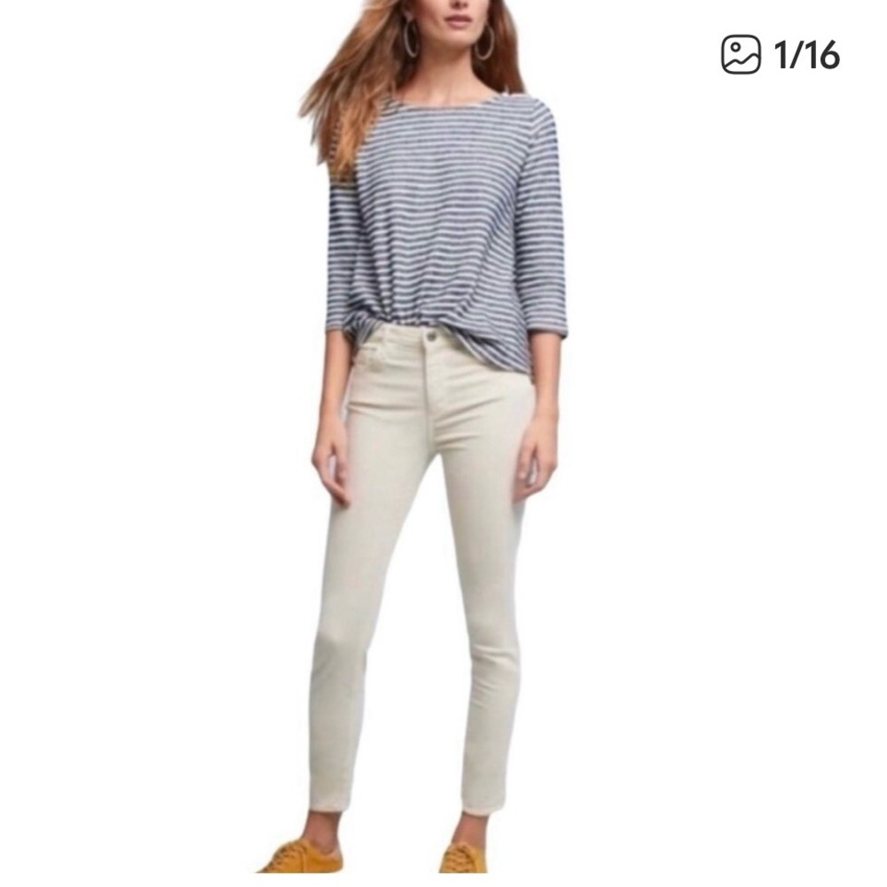 AG Stevie straight slim velvet jeans